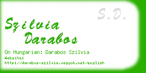 szilvia darabos business card